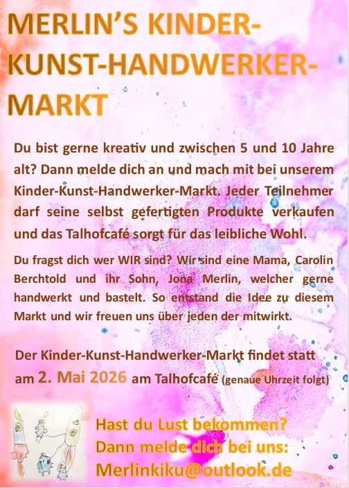 Merlins Kinder-Kunst-Handwerkermarkt