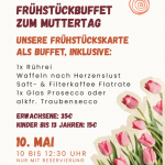 muttertag, frühstück, buffet, 10.mai 2026