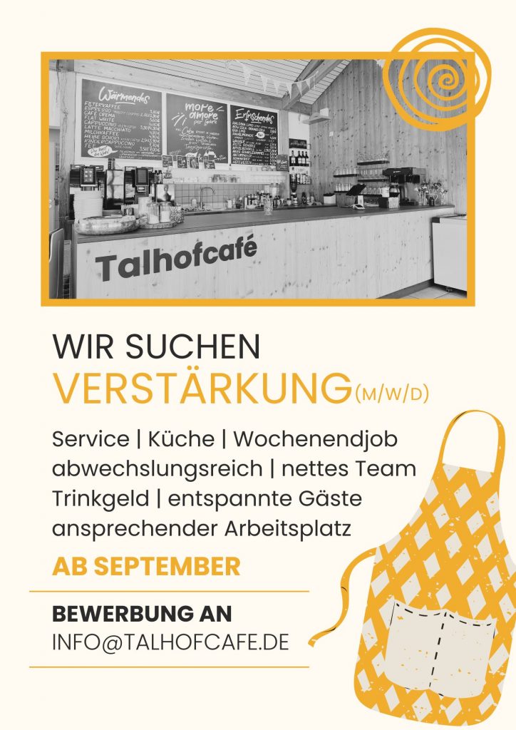 Wir suchen Mitarbeiter m/w/d September 2026